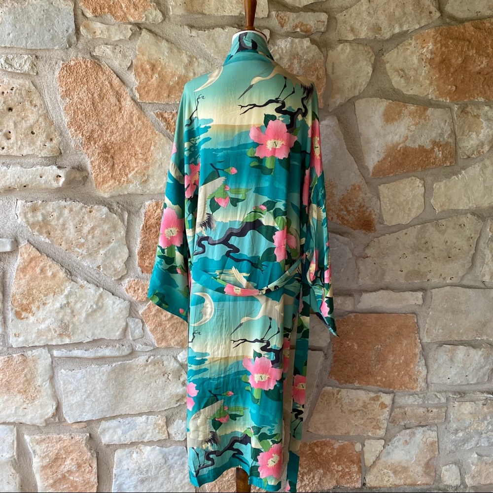 Kyoto Japanese Kimono Robe - Picture 5 of 8